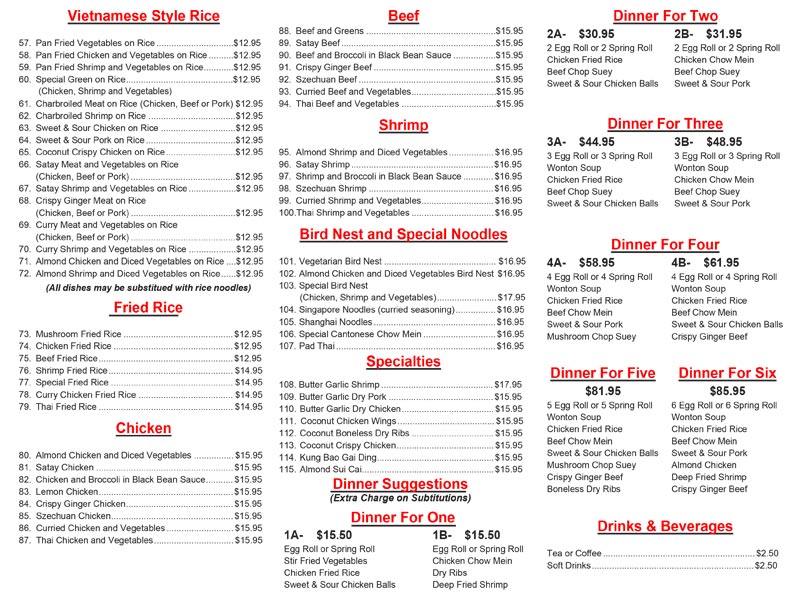 Vu's Menu OCT 2025 2